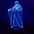 thumbnail image 1 of 3D Night Light, 16 Colors Changing Remote Control and Smart Touch 3D Vision Lamp Singer Idol Creative Control Styles, Decor Bedside Table Lamp Birthday Gifts Toys for Singer Fans, 1 of 5