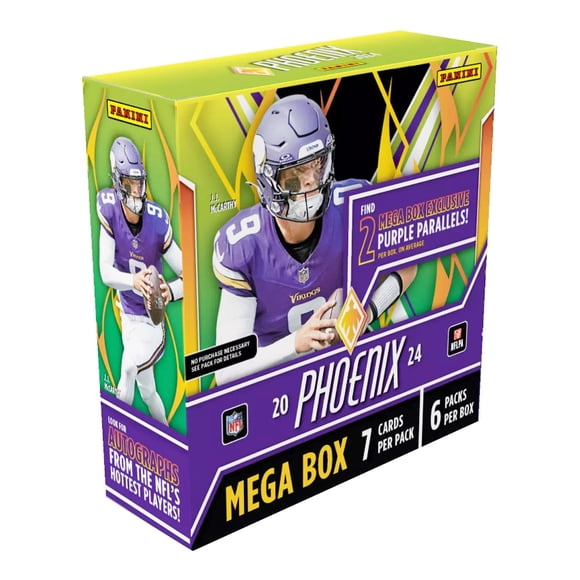 Tarjetas coleccionables Panini Phoenix NFL Football Mega Box 2024-25