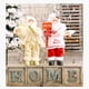 thumbnail image 4 of Estatuilla de Papá Noel de pie figura de Navidad decoración muñeca de Papá Noel para Navidad, 4 of 5