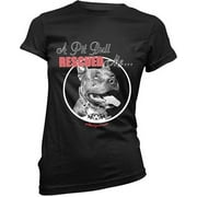 A Pit Bull Rescued Me Womens Shirt Fitted Pitbull Accessories, Pitbull Gifts