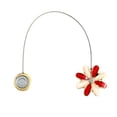 thumbnail image 5 of 2 piezas de alzapaños para cortinas con forma de flor, alzapaños decorativos para cortinas con bolsa de almacenamiento con patrón de mármol, 5 of 5