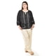 thumbnail image 5 of Blusa Boho con bordado etnico Roman Fashion /Tallas Extras, 223 (Negro) negro 38, 5 of 6