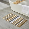 thumbnail image 6 of Better Trends 4 Piece Bathroom Rug Set 100% Polyester Soft Water Absorbent Non Slip Bath Mat Machine Washable Rug Griffie Collection - Yellow, 6 of 9