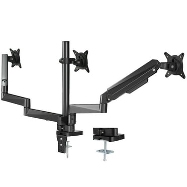 KFFKFF Triple Monitor Arm Mount Desk Stand for 13"-27" Screens up to 20 lbs Each Gas Spring Desk Arms