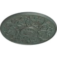 thumbnail image 3 of 33"OD x 1 3/4"P Versailles Ceiling Medallion (Fits Canopies up to 3 1/4"), Hand-Painted Cloud Burst Crackle, 3 of 6