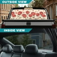 thumbnail image 5 of SEANATIVE Pickup Truck Rear Window Decal Universal Rear Window Decal for Pickup Trucks SUVs, Valentine's Day Vinyl Graphic Film Car Decorations, Red Rose Heart-shaped Beige, 5 of 7