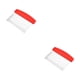 thumbnail image 1 of Advancent Gran oferta, 1 pieza, raspador de multiusos, picador para hornear, cocina, herramienta para raspar pan de Pizza de acero rojo 2piezas, 1 of 6