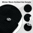 thumbnail image 4 of Rirool Winter 3 in 1 Scarf Hat Glove Set for Men Women, Knitted Beanie Hat, Touch Screen Gloves, Fleece Lined Neck Warmer for Cold Weather, 4 of 9