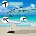 thumbnail image 7 of Autlaycil 10FT Cantilever Patio Umbrella, Hanging Offset Umbrella with Umbrella Stand - Blue, 7 of 7