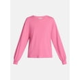 thumbnail image 6 of Scenario Women's Oversized Tee with Long Sleeves, Sizes XS-XXXL, 6 of 6