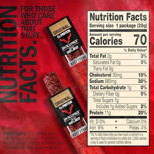 Jack Link's Original Beef Steaks, 1 Oz, 12 Ct