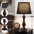 thumbnail image 5 of NATYSWAN Table Lamp Set of 2, 19" Mordern Bedside Lamps for Living Room & Bedroom, Desk Lamps for Nightstand, Office, Study(Bulb not Included), 5 of 9