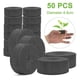 thumbnail image 3 of Ideal para clonación hidropónica y germinación de plantas, perfecto para clonadores y máquinas de bricolaje, juego de 50, collares de clonación de jardín de espuma de neopreno negro con 8, 3 of 5
