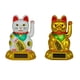 thumbnail image 5 of Gato de la suerte dorado que ondea con energía solar, Maneki Neko chino de la fortuna dorada, 5 of 6