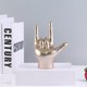 thumbnail image 4 of FLhrweasw Gesto Escultura Resina Mano Adorno Adorno Artesanía (Oro), 4 of 6