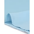 thumbnail image 5 of INSPIRAR CHIC Blusas de Chiffon con Mangas de 3/4 y Volantes, Cuello con Lazo, Color Azul Claro, Talla S, 5 of 5