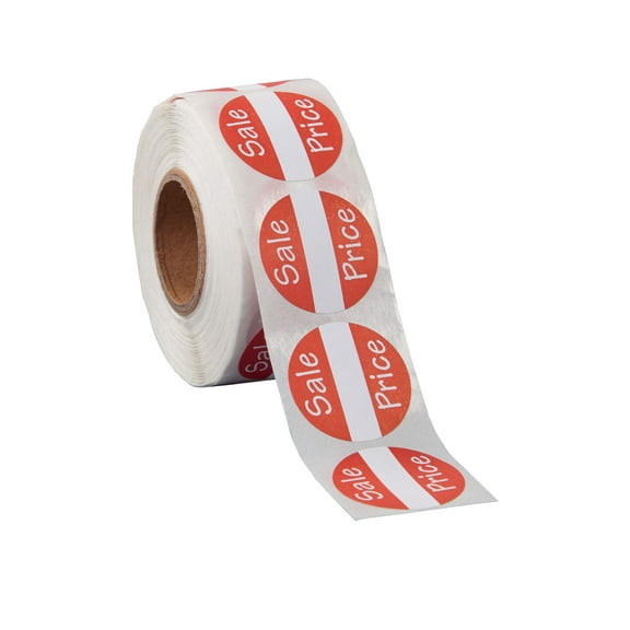 SSWBasics Self-Adhesive Sale Price Labels - Roll of 500 Labels