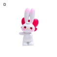 thumbnail image 2 of Rabbit Statue Kawaii Resin Adorable Bunny with Bow on Head Rabbit Sculpture Ornament Office Supply-D, 2 of 8
