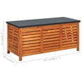 thumbnail image 6 of vidaXL Outdoor Storage Deck Box Chest for Patio Cushions Solid Eucalyptus Wood, 6 of 14