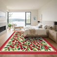 thumbnail image 3 of ODIKA 6'x9' Machine Washable Non-Slip Area Rug, Traditional Red High Traffic Rug with Pad, Red, 1038298, 3 of 8