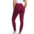 thumbnail image 6 of Paiwinds Women's High Waist Yoga Pants Full Length Tummy Control Slim Fit Nylon Spandex Running Leggings, 6 of 9