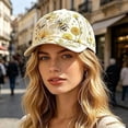 thumbnail image 6 of Limited Edition 2026 New Garden Morning Baseball Cap, Adjustable Cotton Hummingbird Flowers Baseball Hat, Lightweight Breathable, #B, 6 of 8
