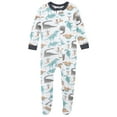 thumbnail image 2 of Gerber® Baby & Toddler Boy Snug Fit Footed Cotton Pajamas, 2-Pack, (0/3 Months - 5T), 2 of 8