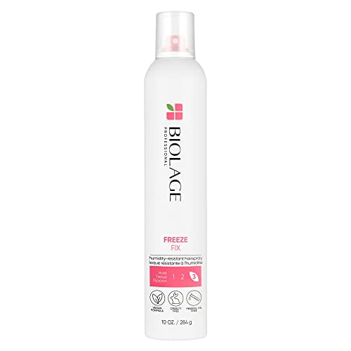 BIOLAGE Styling Freeze Fix Hair Spray - Lifts & Locks Hair All Day With Anti-Humidity and Firm Hold For All Hair Types, Paraben-Free & Vegan, 10 Oz
