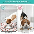 thumbnail image 4 of Dog Food Mat with Fruity Strawberry Pattern, Waterproof Absorbent Pet Feeding Mat, Non-Slip, Quick Dry, Easy Clean Mat Perfect for Dogs and Cats Feeding Bowls, 4 of 7