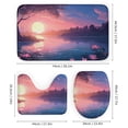 thumbnail image 3 of Butterfly Shower Curtain Sets with Rugs 4 Piece Rustic, 3 of 8