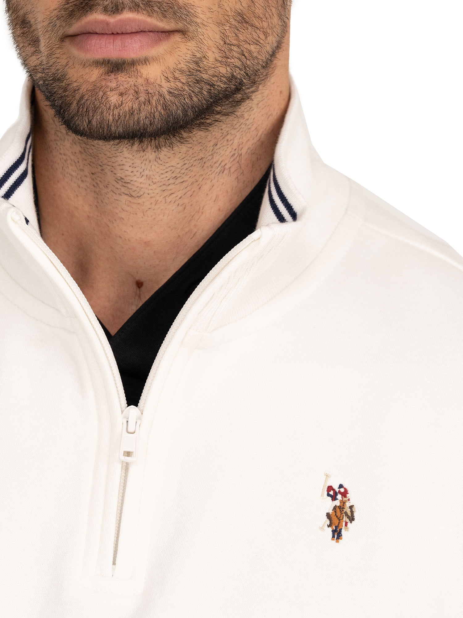 U.S. Polo Assn. Men's Fleece Quarter Zip Pullover