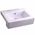 thumbnail image 2 of American Standard 0342008.020 Boxe 19-3/4" Drop In Fireclay Bathroom Sink - White, 2 of 2