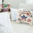 thumbnail image 6 of PATLOLLAV 4th of July Pillow Covers, Patriotic Good Bless American Star Outdoor Decorative Pillow Covers Fourth of July Cushion Case Independence Memorial Day Home Sofa Decoration, 6 of 7
