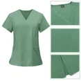 thumbnail image 2 of Multicolor Unisex Short Sleeved Pharmacy Nurse Uniform Hospital Doctor Workwear Oral Dental Surgery Uniforms Medical Scrubs Sets, 2 of 5