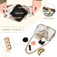 thumbnail image 2 of FORMRS Womens Shoulder Bag with Chain Strap Clutch Purse Cute Tote Handbag, Beige Cute Flower, 2 of 7
