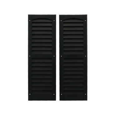 Shed Windows and More Shutter (1) Pair 9" x 27" Black Shutters