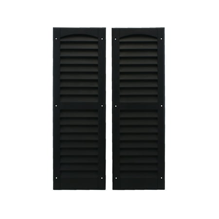 Shed Windows and More Shutter (1) Pair 9" x 27" Black Shutters