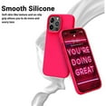 thumbnail image 3 of Entronix Silicone Case Compatible with iPhone 16 Plus, Soft-Touch Protective Cover, Hot Pink, 3 of 5