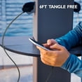 thumbnail image 4 of *Celltronix Titanium 6FT Fast Charging Tangle Free Heavy Duty USB to Type-C Cable. Built to Last! Includes Sync+Charge & Aluminum Tips for Optimum Connectivity - Gun Metal, 4 of 4