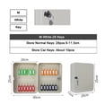 thumbnail image 2 of Multi Keys Safe Storage Box Combination/Key Lock Spare Car Keys Organizer Box For Home Office Factory Store Use ,Built to Last, 2 of 7