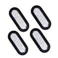 thumbnail image 1 of NPAUTO 4Pcs 6" Oval LED Trailer Lights 24 White LED Reverse Backup Lights Waterproof Trailer Stop Turn Tail Light for RV Trucks, 1 of 4