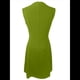 thumbnail image 4 of Vestido Mini Formal de Verano para Mujer, Informal, Sin Mangas, Elegante, con Botones, Ideal para Oficina Verde S, 4 of 8
