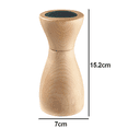 thumbnail image 2 of Molinillo de pimienta manual de madera, molinillo de pimienta, núcleo de molienda de cerámica, molinillo de botella de especias de cocina, 2 of 5