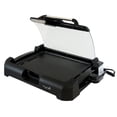 thumbnail image 3 of MegaChef 15 in Reversible Electric Griddle - Non-Stick, Removable Glass Lid, 3 of 4