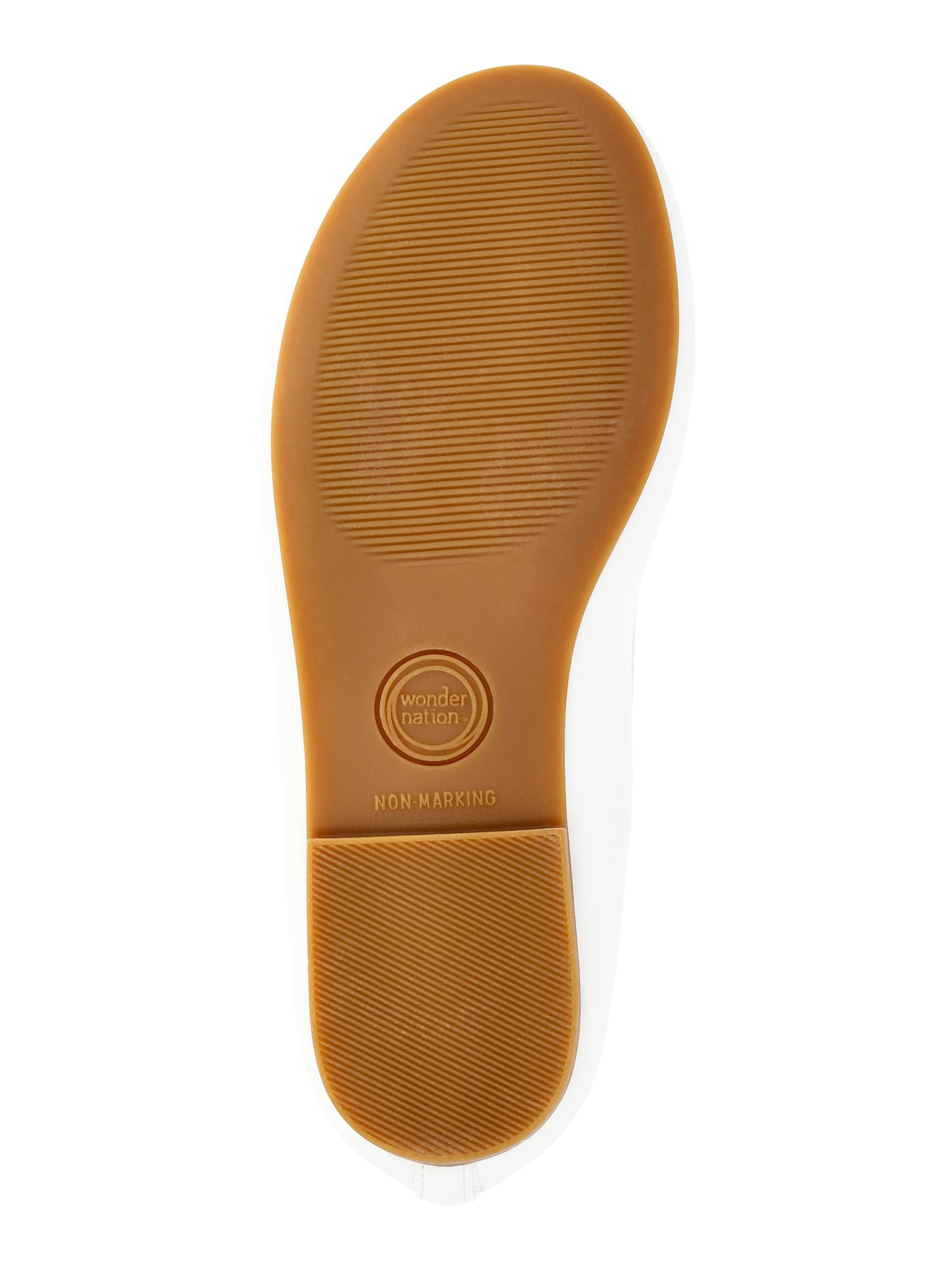 Wonder Nation Girls Bow Ballet Dress Shoes