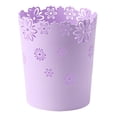 thumbnail image 1 of Becaristey Novel Lightweight Trash Bin Stylish And Functional Keeps Environment Clean purple large size 1Set, 1 of 6