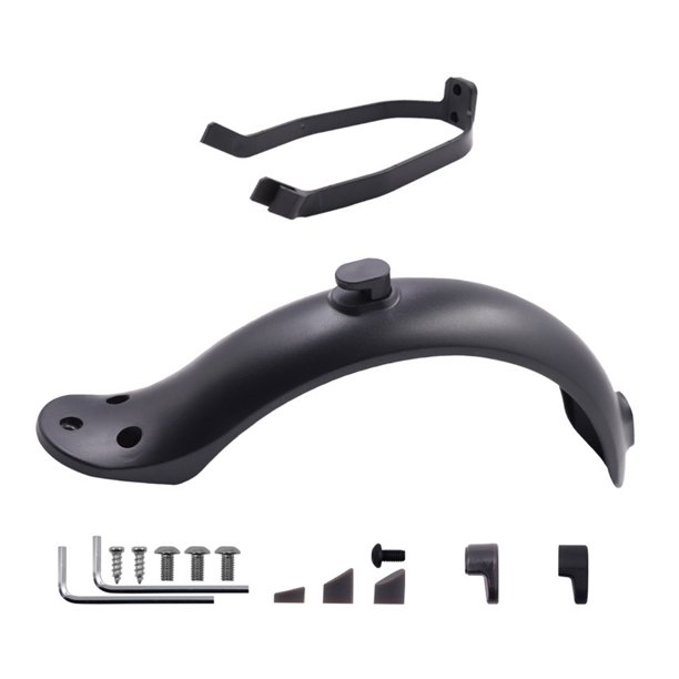 Greeniant Guardabarros trasero para patinete eléctrico, tapas de soporte de luz trasera, funda de silicona para bicicleta, accesorios de protección Patinetes eléctricos Negro Greeniant OD023840-01