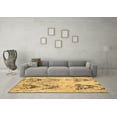 thumbnail image 3 of Ahgly Company Indoor Square Abstract Brown Modern Area Rugs, 7' Square, 3 of 4