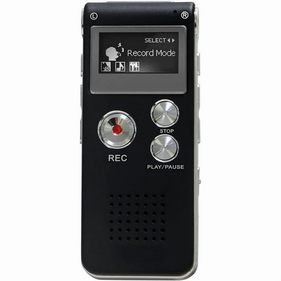 Digital Voice Recorder 8GB Voice Recorder with Playback for Lectures - USB Rechargeable Dictaphone Upgraded Small Tape Recorder Device