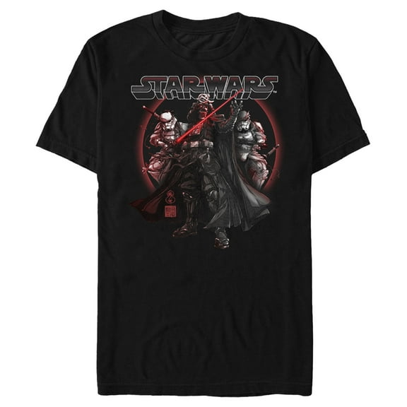 Men's Star Wars: Visions Retro Vader  Graphic Tee Black Small